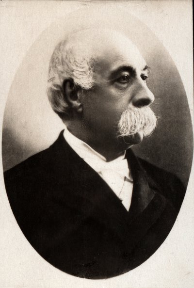 Portrait of Francesco Crispi, Italian politician by French Photographer